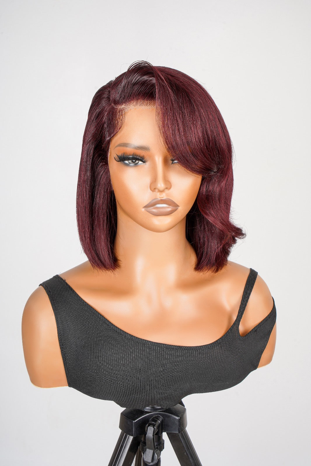 Kenzie Ready To Go Burgundy Straight Bob Wig