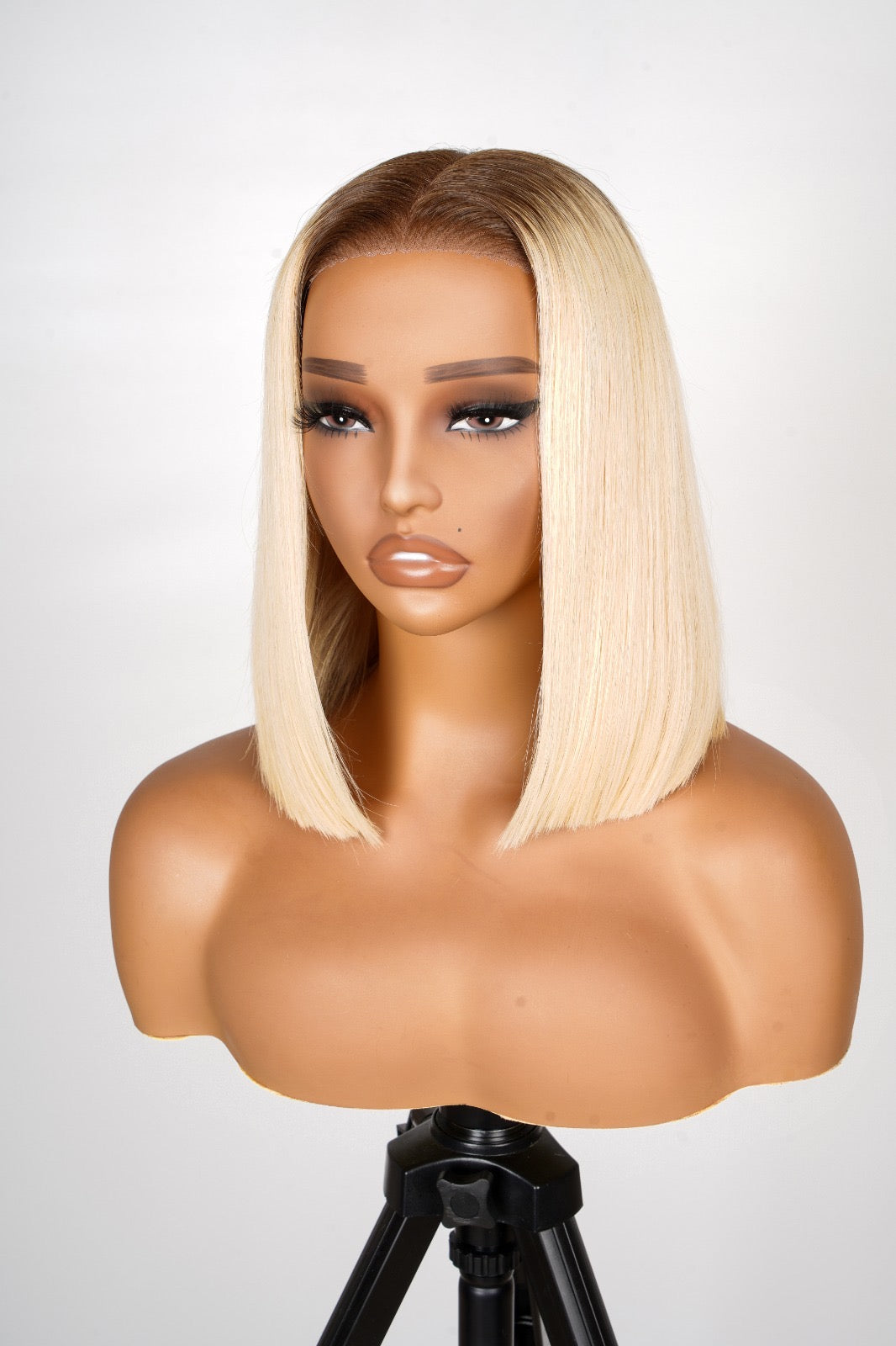 Ready To Go Blond Straight Short Lace Front Bob Wig