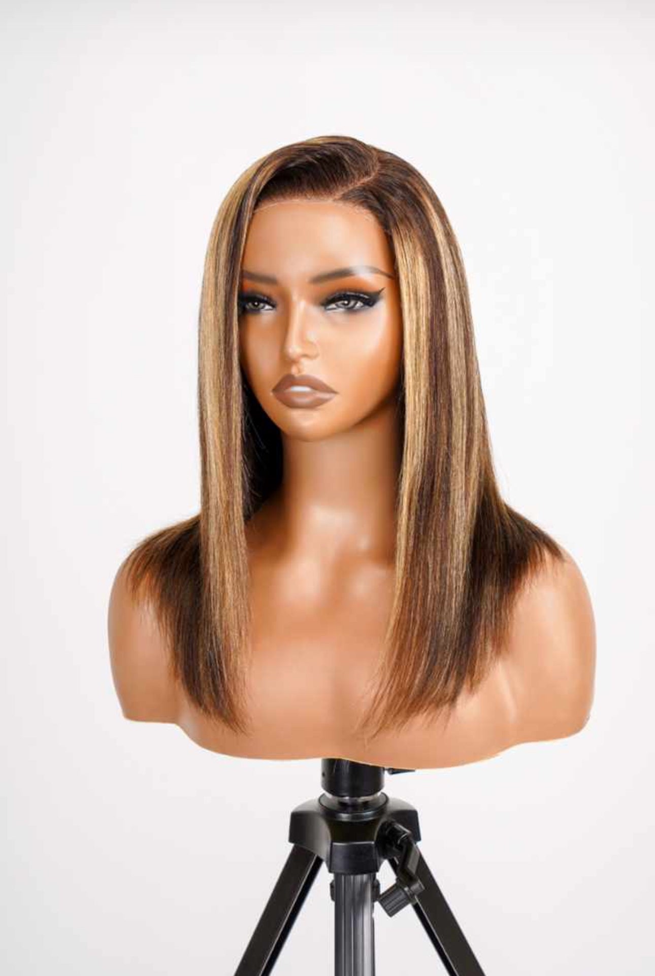 Ready To Go Ombre Straight Short Lace Front Bob Wig