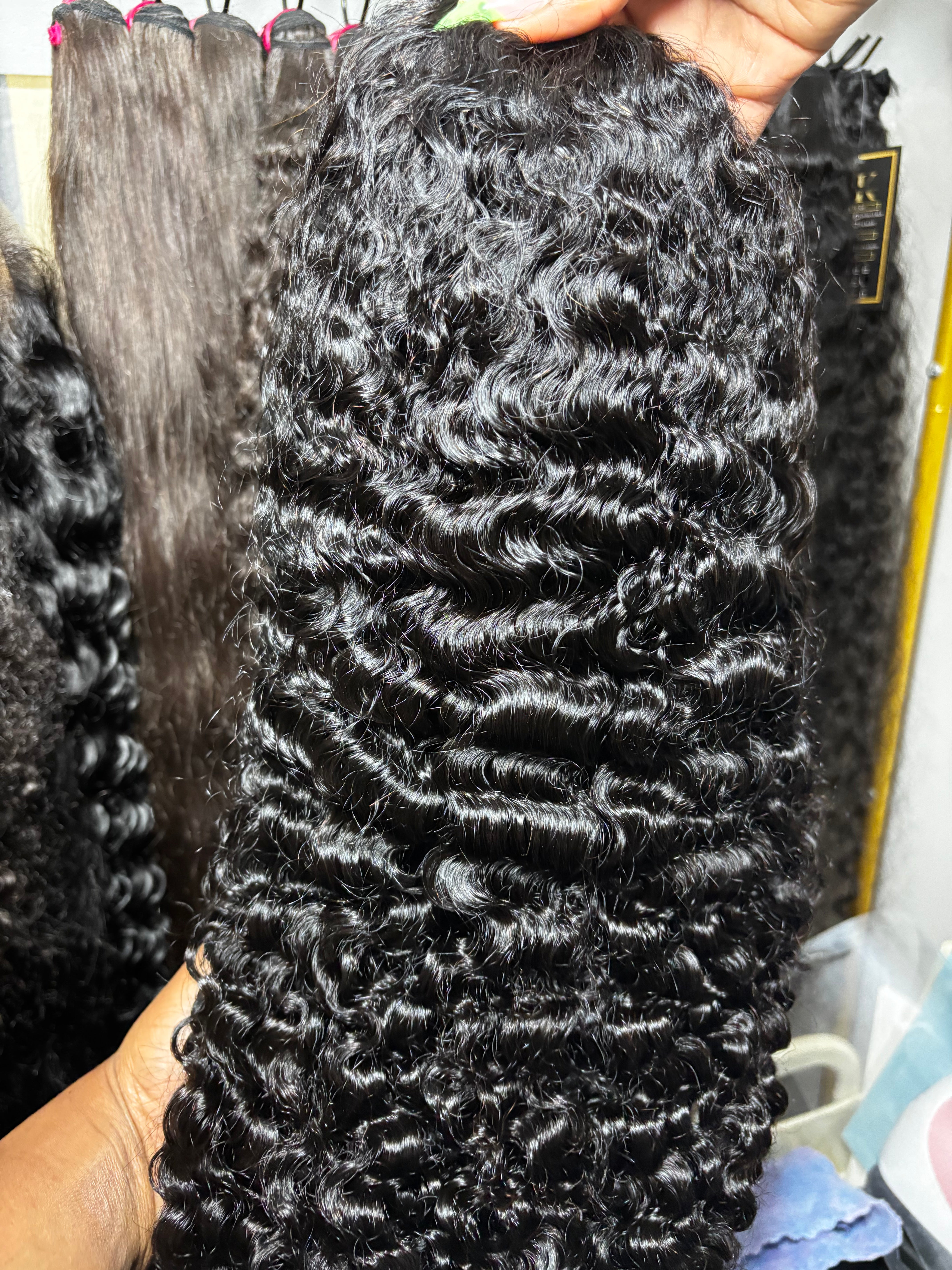 THE TIDEWATER CURL HALF WIGS