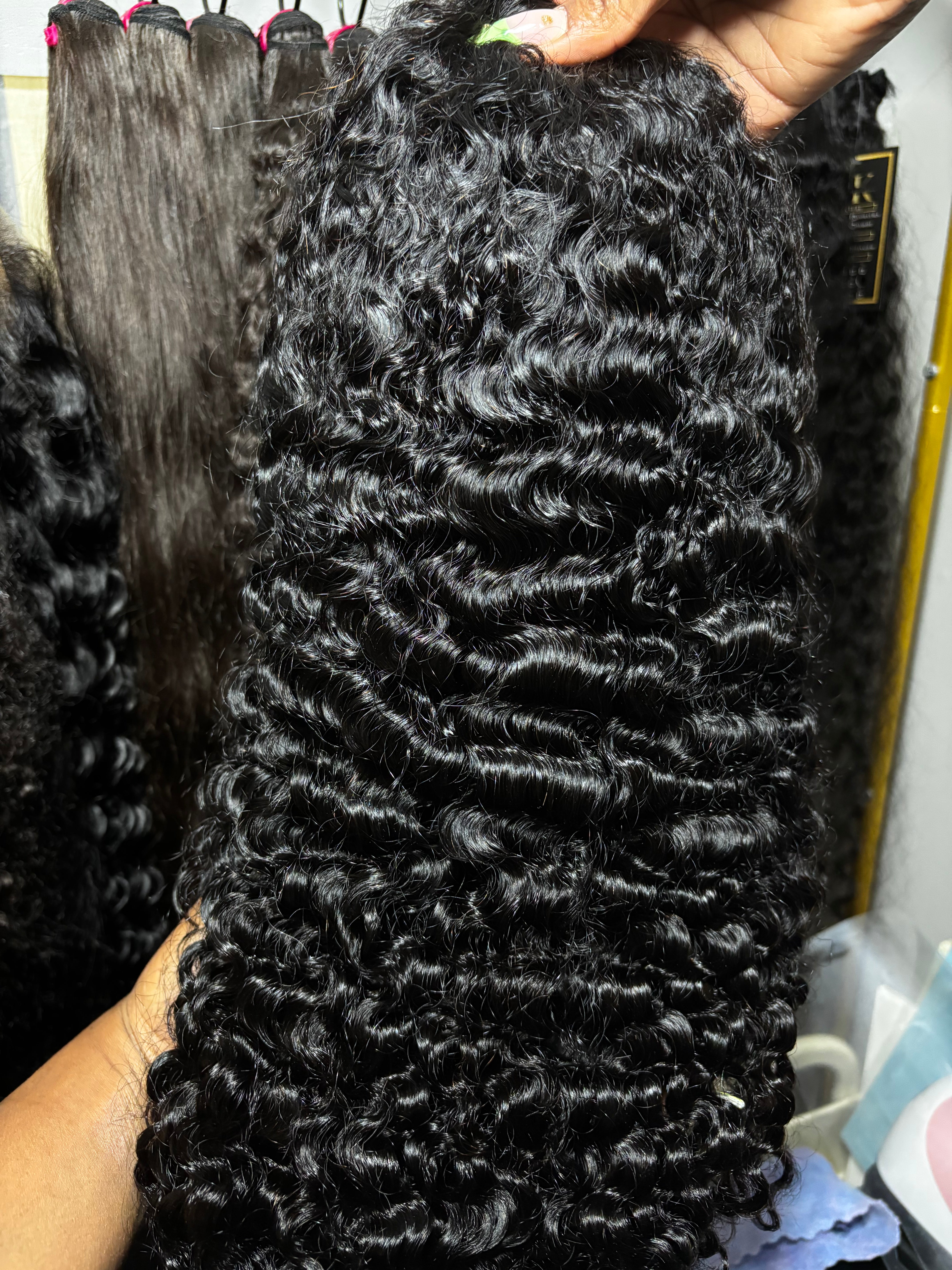 THE TIDEWATER CURL HALF WIGS
