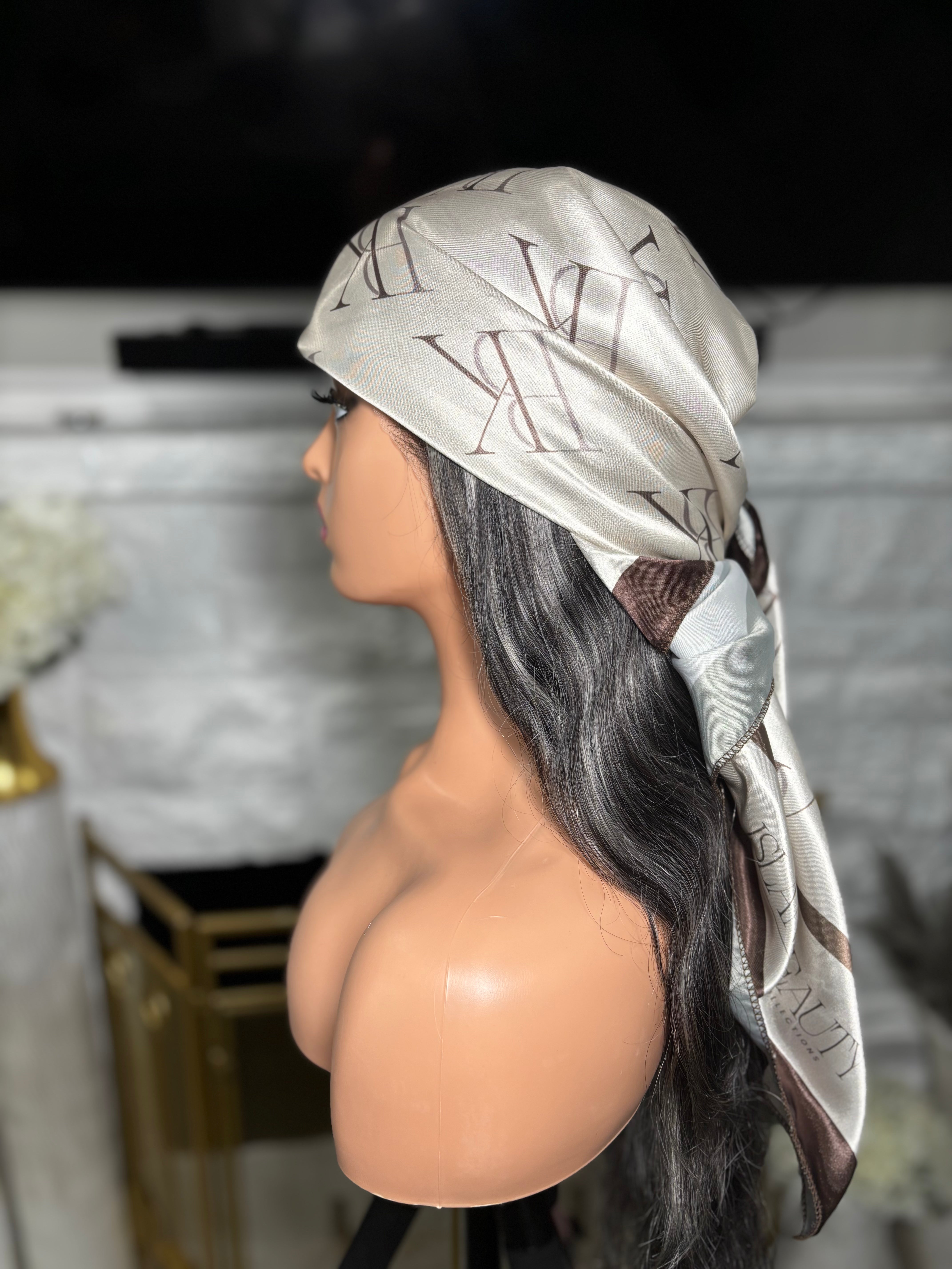 IBK Monogram Silk Scarf