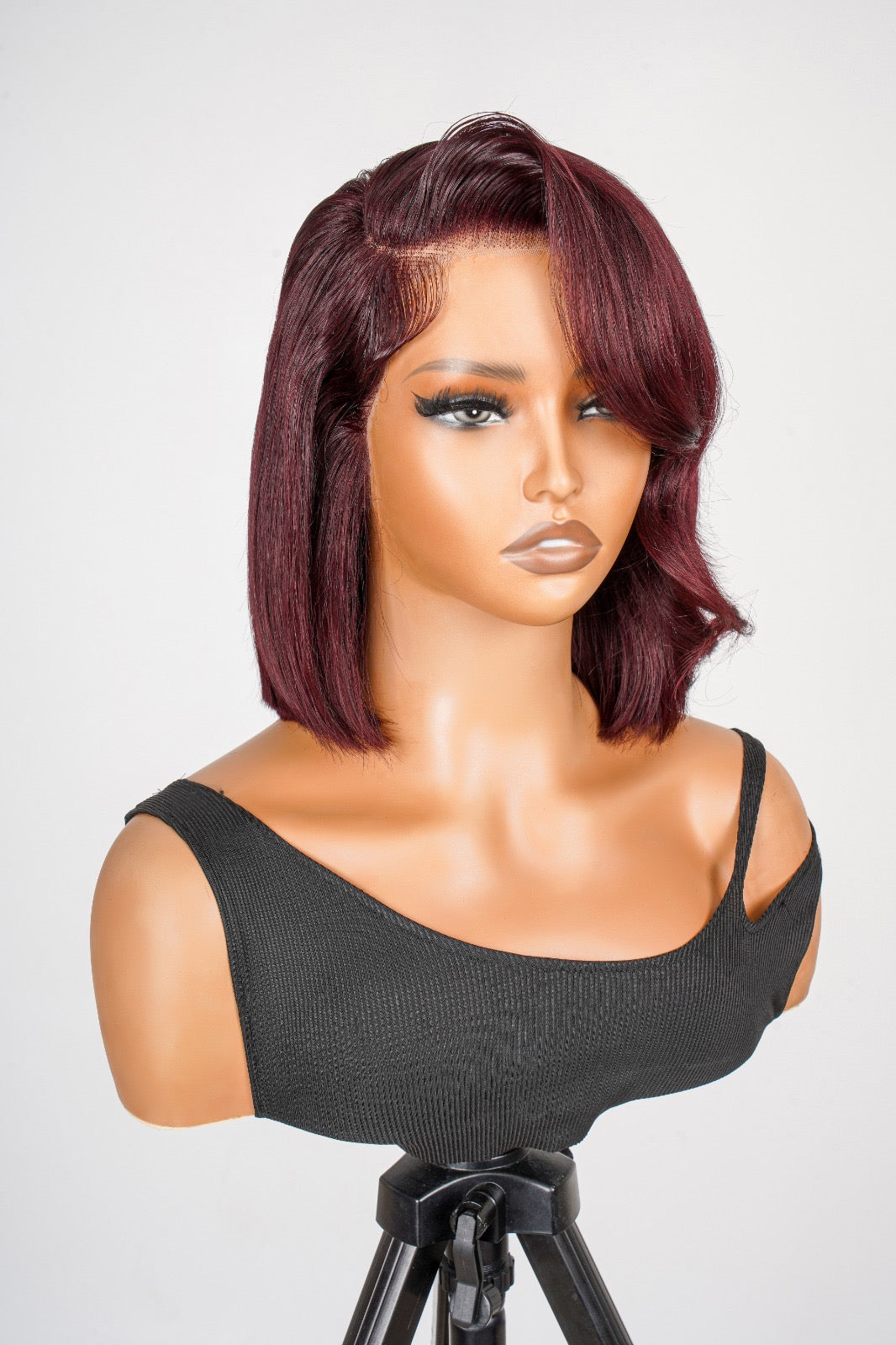 Kenzie Ready To Go Burgundy Straight Bob Wig