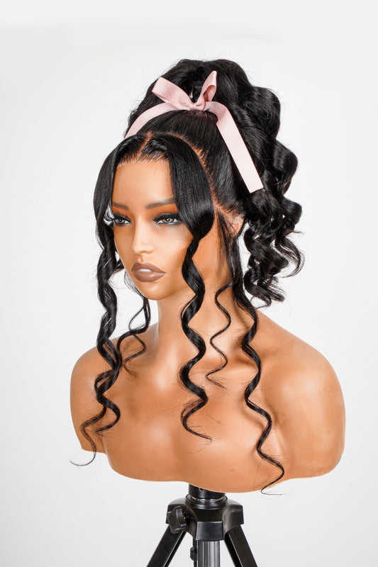 Luna Jet Black Bodywave Glueless Wig