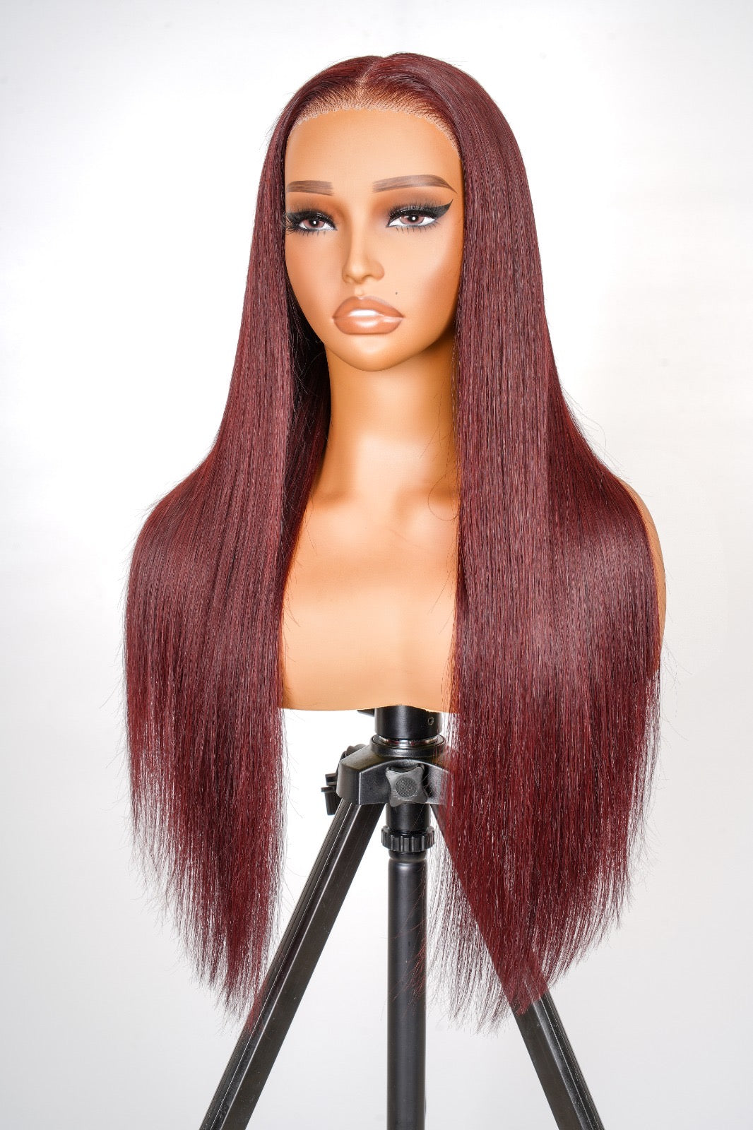 Burgundy Straight 13*6 HD Lace Front Wig