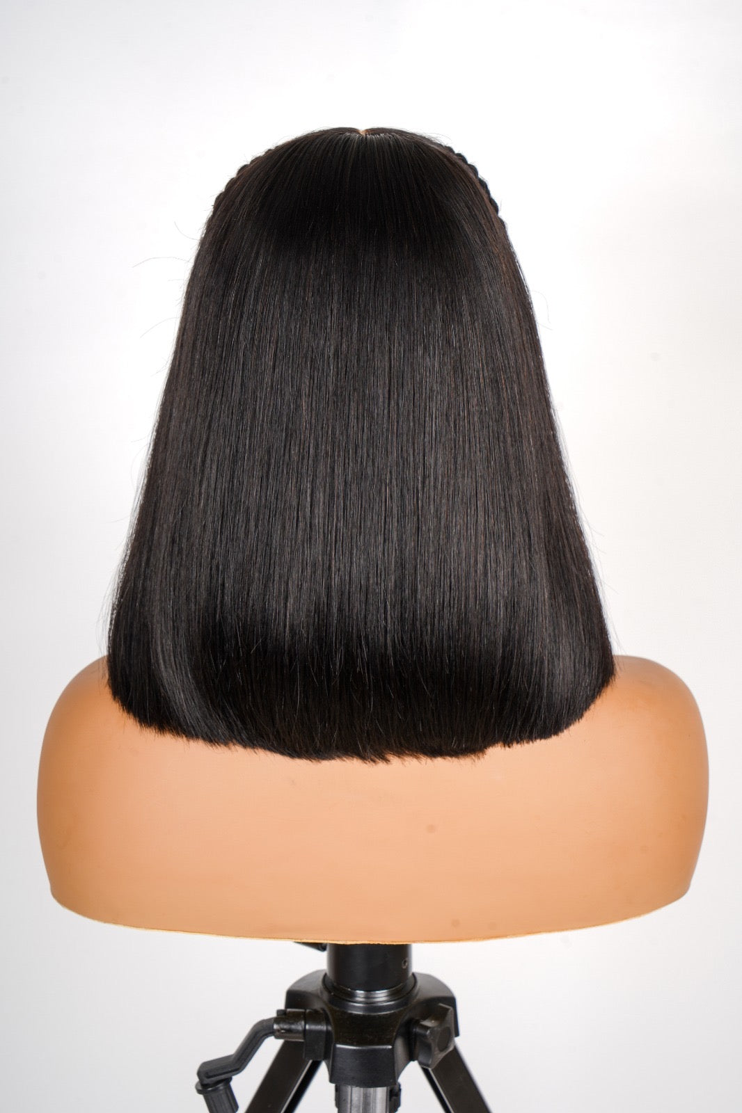 Pre Braided Ready To Go Straight Short Lace Front Bob Wig