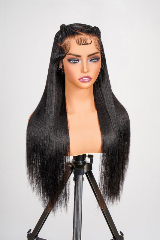 Aaliyah Lace Front Straight Twisted Wig