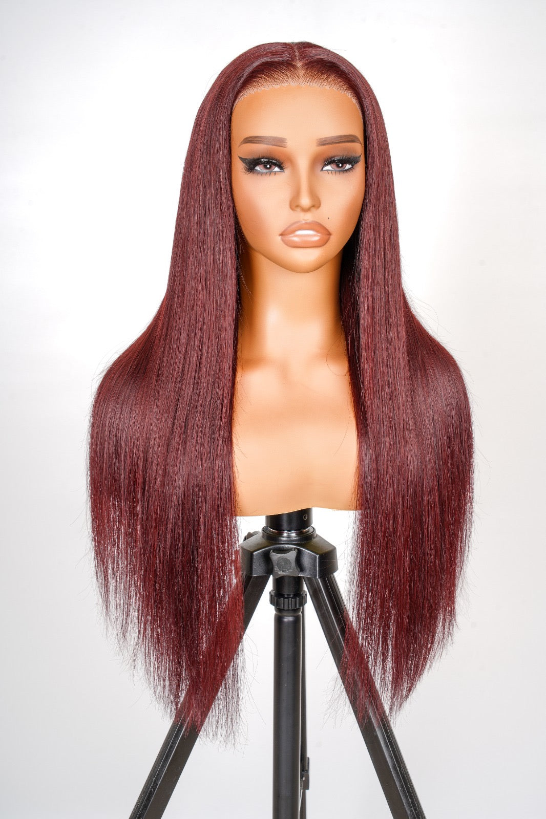 Burgundy Straight 13*6 HD Lace Front Wig