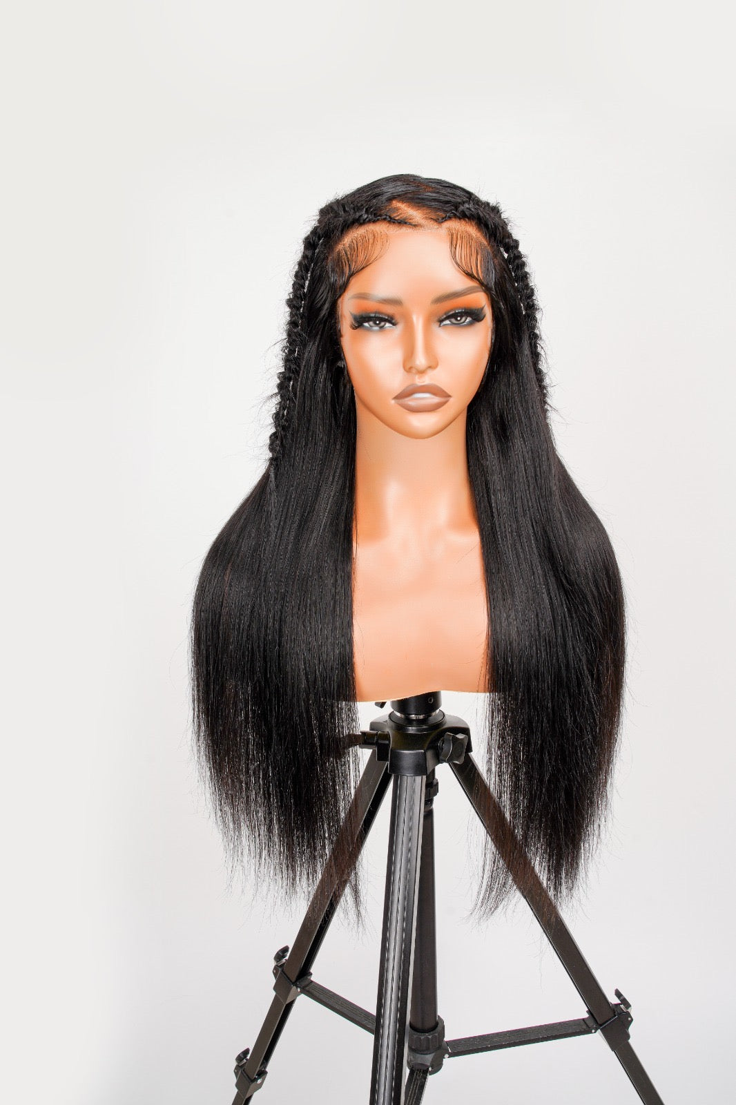 Celina Straight Braided Glueless Wig 13x6 HD Lace 250% Density