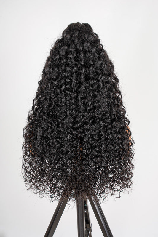 Loose Curly Braided Glueless Wig 13x6 HD Lace 250% Density