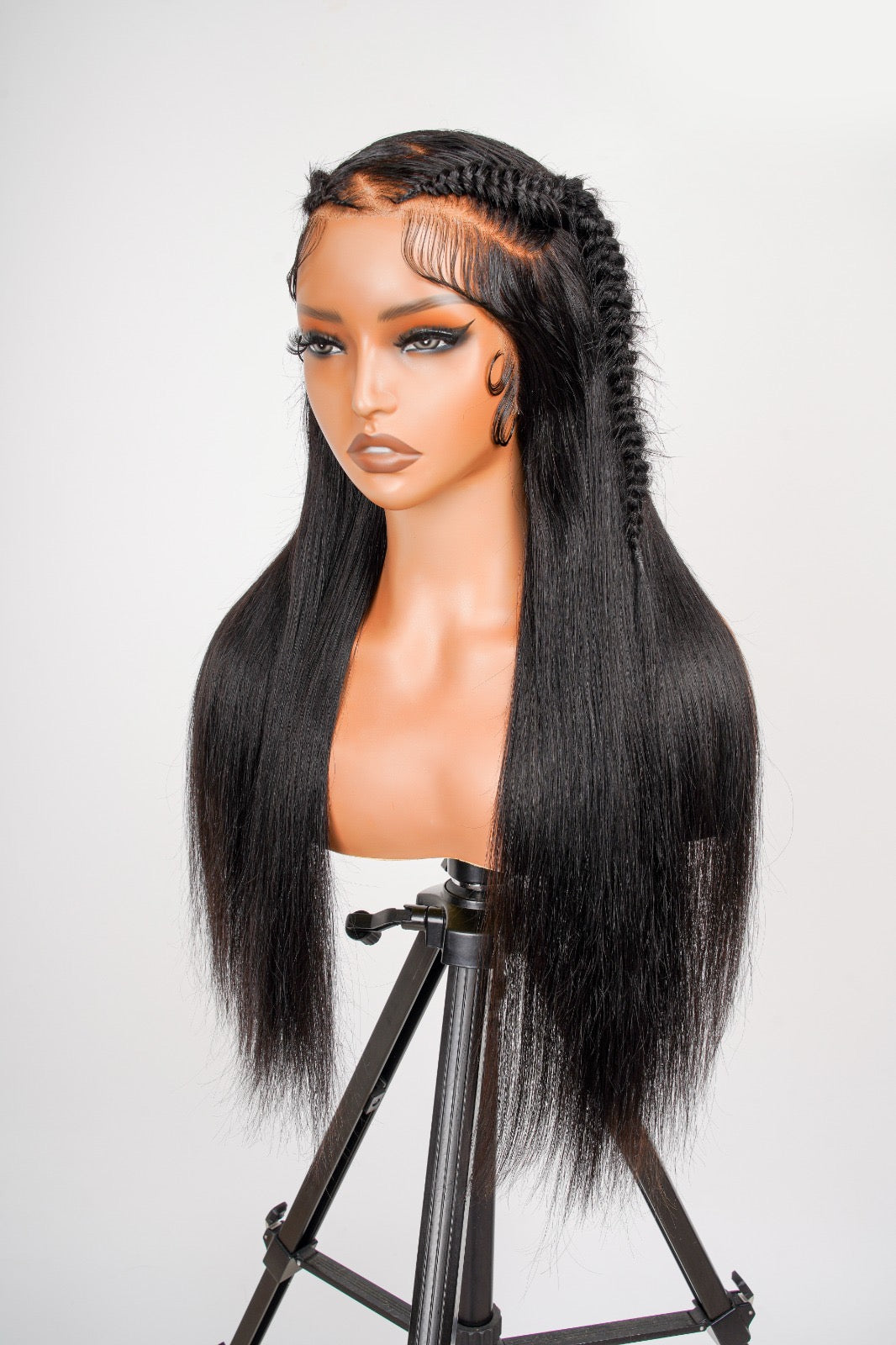 Celina Straight Braided Glueless Wig 13x6 HD Lace 250% Density