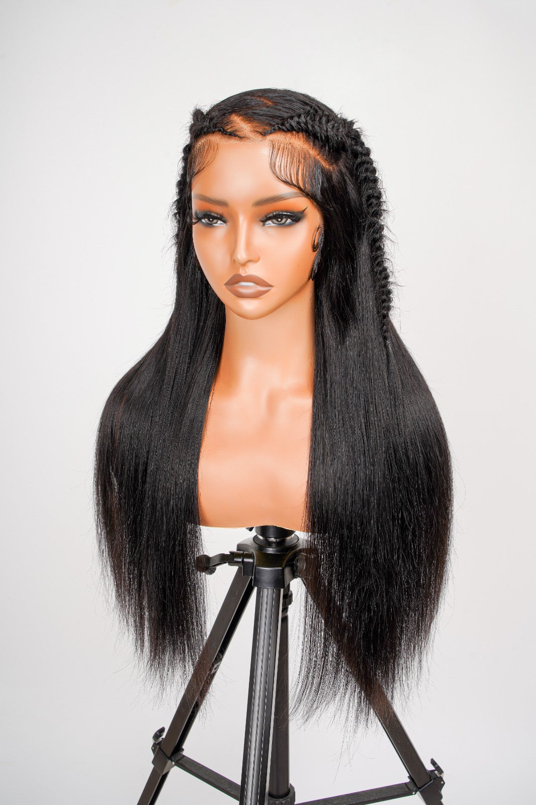 Celina Straight Braided Glueless Wig 13x6 HD Lace 250% Density