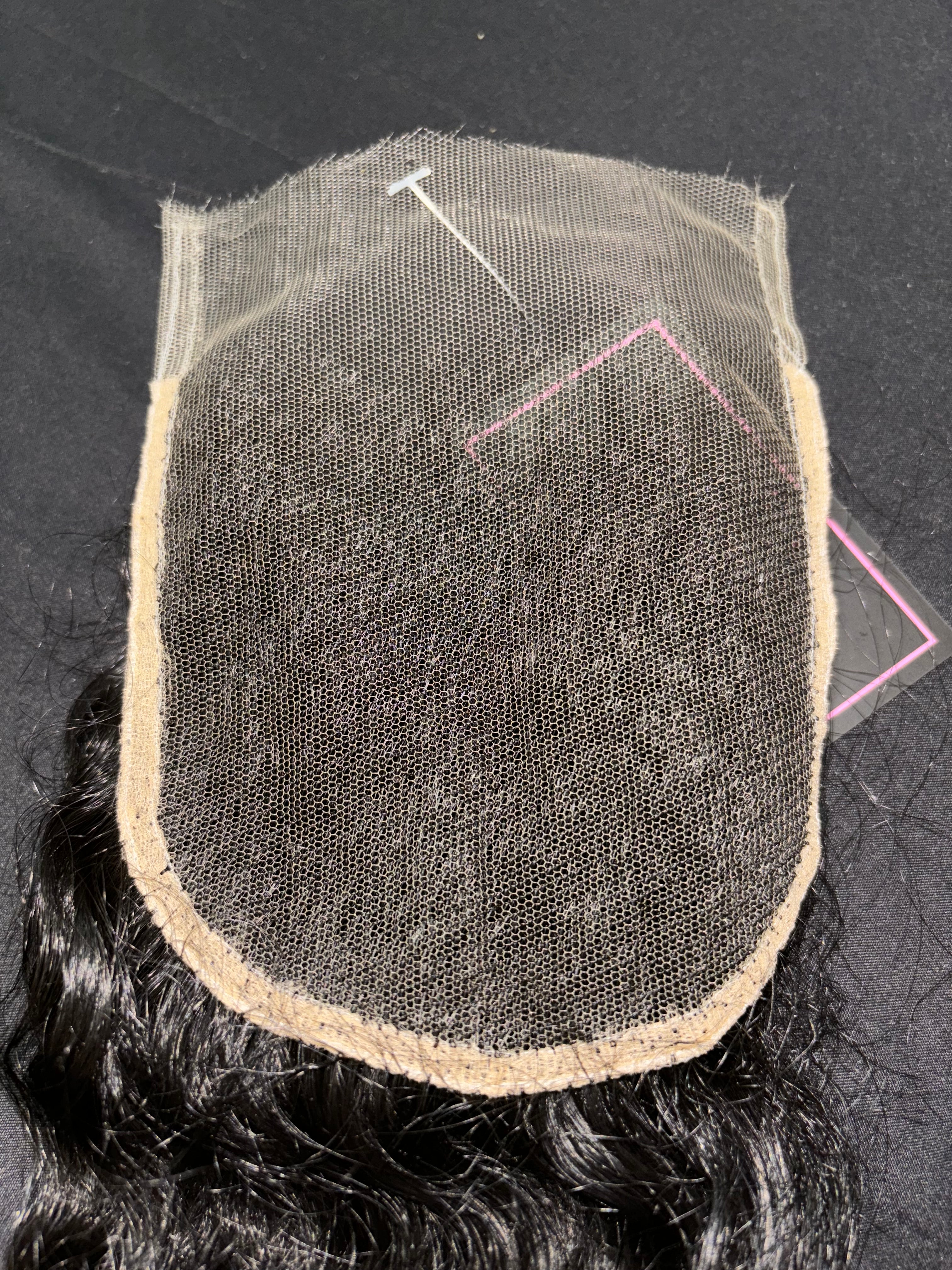 4*4 CURLY CLOSURE RAW HAIR