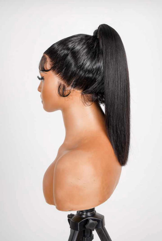 Nova Jet Black Straight 360 Lace Wig