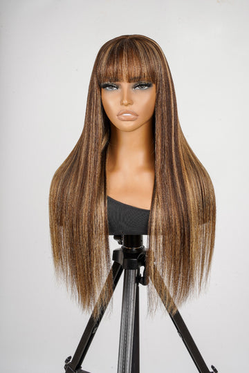 Kelly Straight Glueless Wig 4x4  HD Lace 250% Density