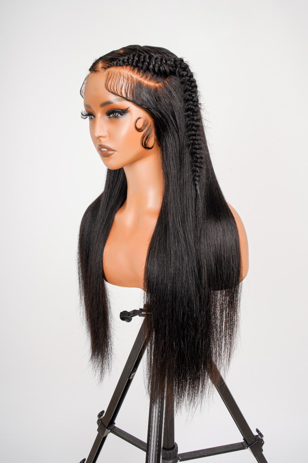 Celina Straight Braided Glueless Wig 13x6 HD Lace 250% Density